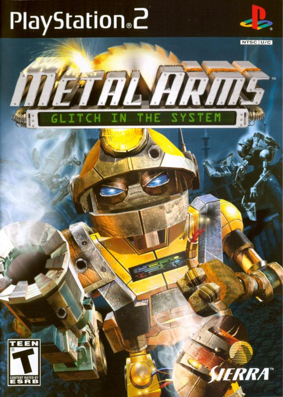 Metal Arms Glitch in the System box art for Playstation 2